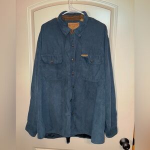Men's Blue Button Down Shirt